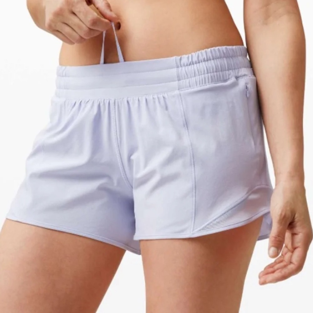 Lululemon Hotty Hot Short II *Long 4" Serene Blue